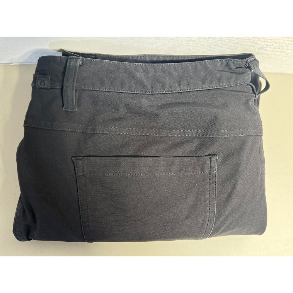 Lululemon 38x32 Black ABC Slim-Fit‎ 5 Pocket Mens Warpstreme Pants